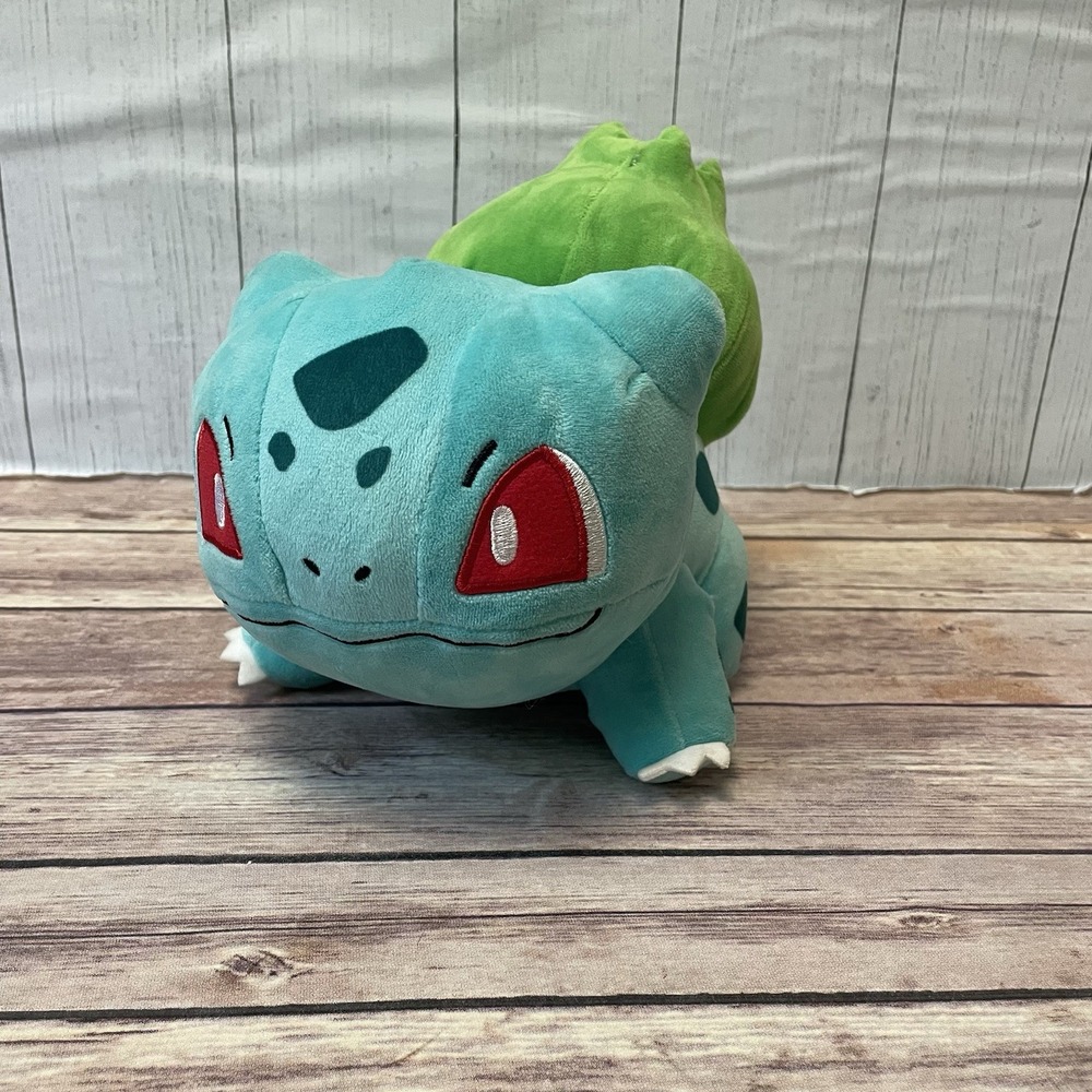 2021 Pokemon Bulbasaur Plush Toy Jazwares Small 8-10 Inches Cut Tag Stuffy